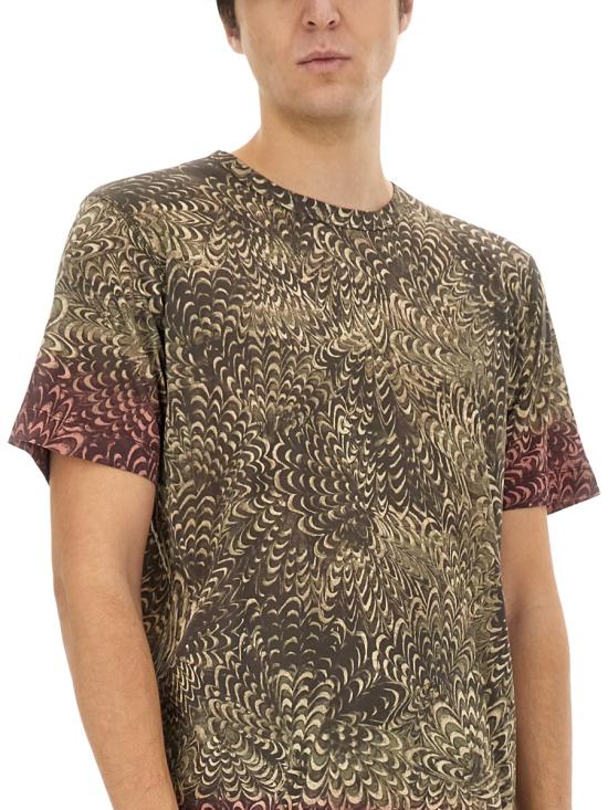 25SS 드리스 반 노튼 반팔 티셔츠 021145 1609901 MULTICOLOUR - DRIES VAN NOTEN