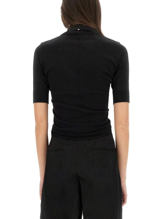 25SS 스포트막스 폴로 티셔츠 2512361052600 119005 BLACK - SPORTMAX