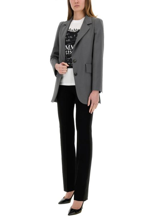 25SS 막스마라 스트레이트 팬츠 2511131024600 301004 BLACK - MAX MARA