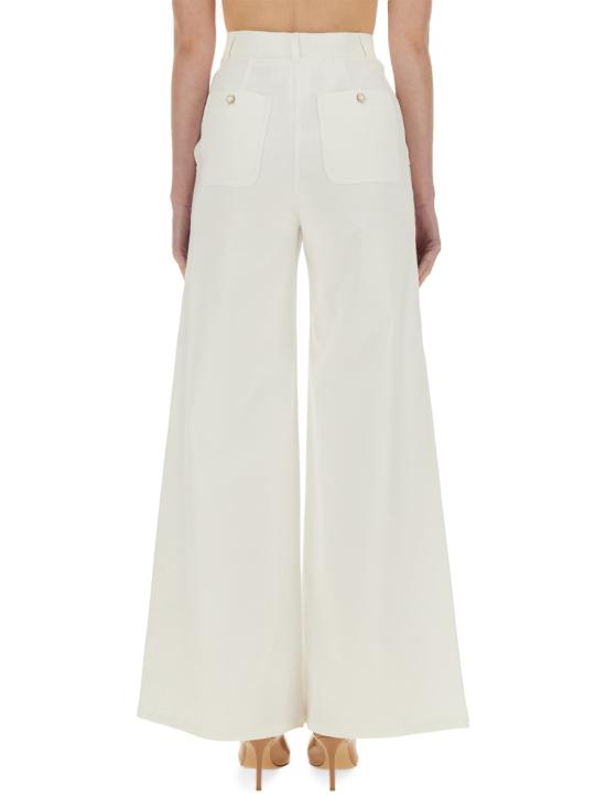 26SS 막스마라 스트레이트 팬츠 2511131082600 342001 WHITE - MAX MARA