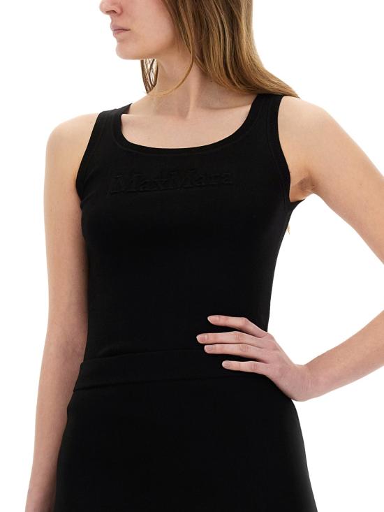 25SS 막스마라 민소매 티셔츠 2511361049600 036004 BLACK - MAX MARA