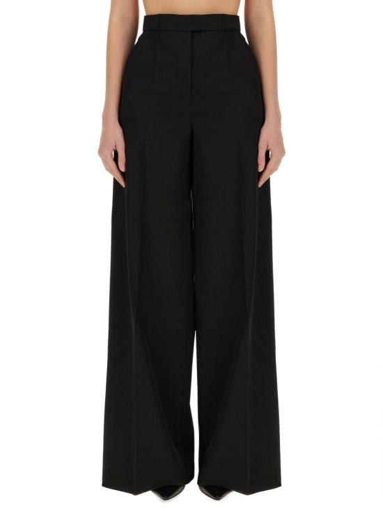 25SS 막스마라 NINFA 닌파 울 개버딘 트라우저 2511131011600 330005 BLACK