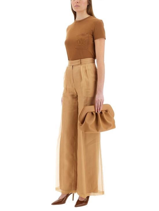 26FW 막스마라 다닐라 실크 오간자 팬츠 2511131094600 035009 BEIGE - MAX MARA