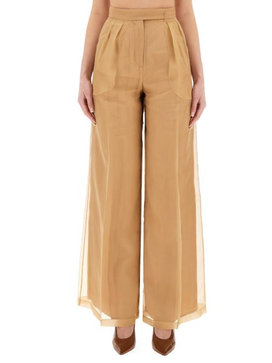 26FW 막스마라 다닐라 실크 오간자 팬츠 2511131094600 035009 BEIGE