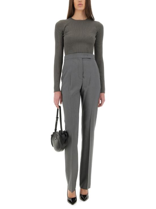 26SS 막스마라 스트레이트 팬츠 2511131063600 267015 GREY - MAX MARA
