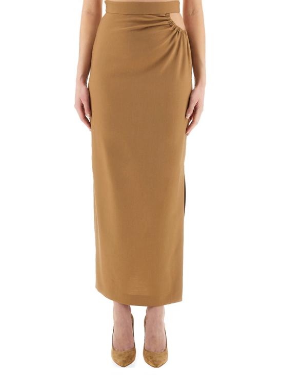 25SS 막스마라 롱 스커트 2511101123600 267007 BEIGE