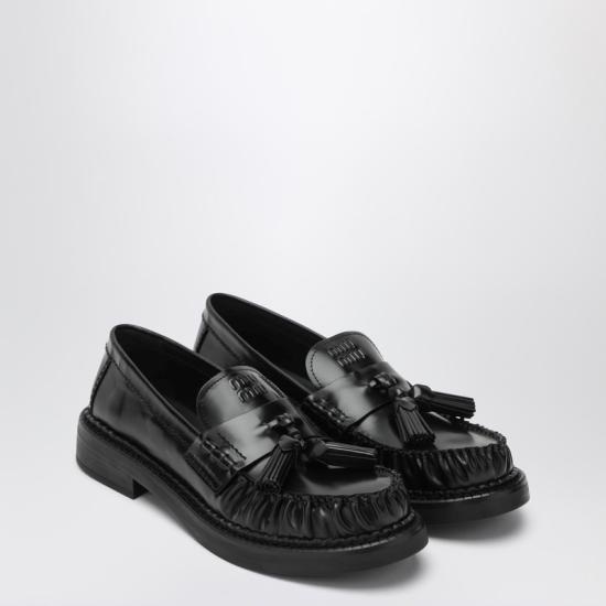 25FW 미우미우 로퍼 5D497E030055 Black