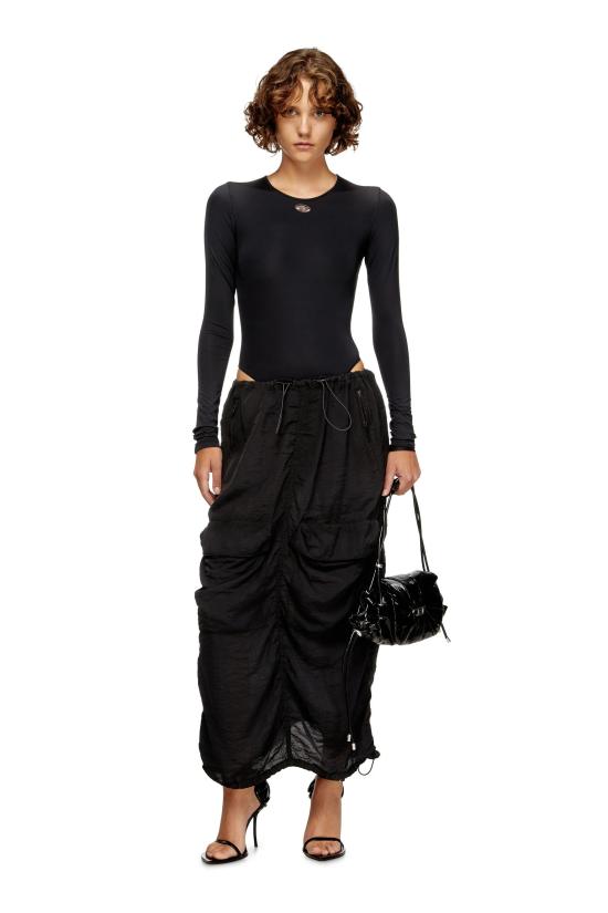 25FW 디젤 바디수트 티셔츠 A18317 0IKBN 900 Black - DIESEL