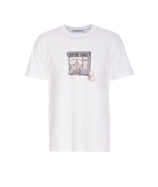 25FW 에드몬드 스튜디오 반팔 티셔츠 3020010 OFF WHITE White