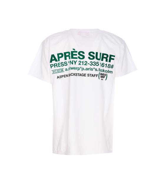 25FW 에프레이 서프 반팔 티셔츠 TRAFOI WHT White - APRES SURF