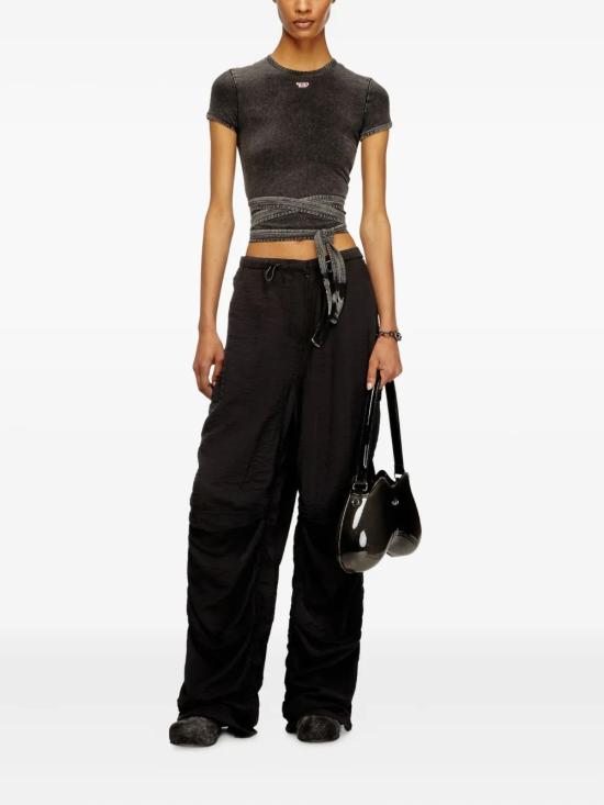 25FW 디젤 긴팔 티셔츠 A19520 0KIBY 02A Black - DIESEL