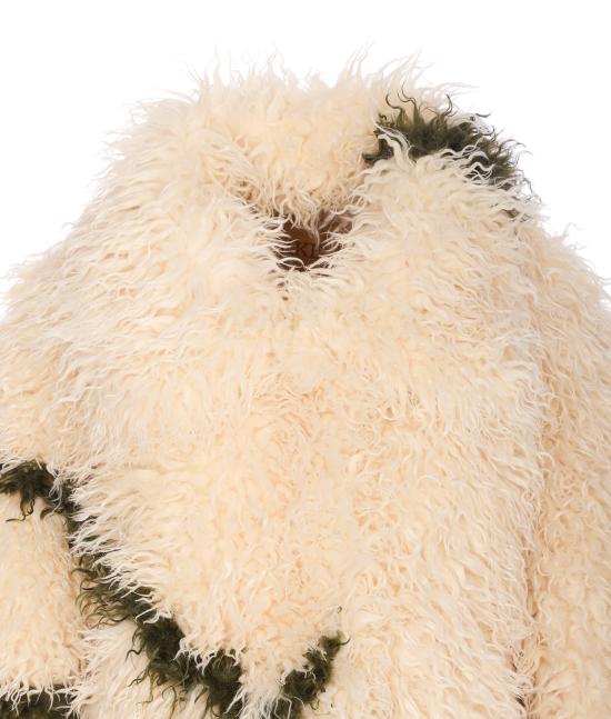 25FW 자케 COCOON 코쿤 퍼 코트 C1010 CREAM White - JAKKE