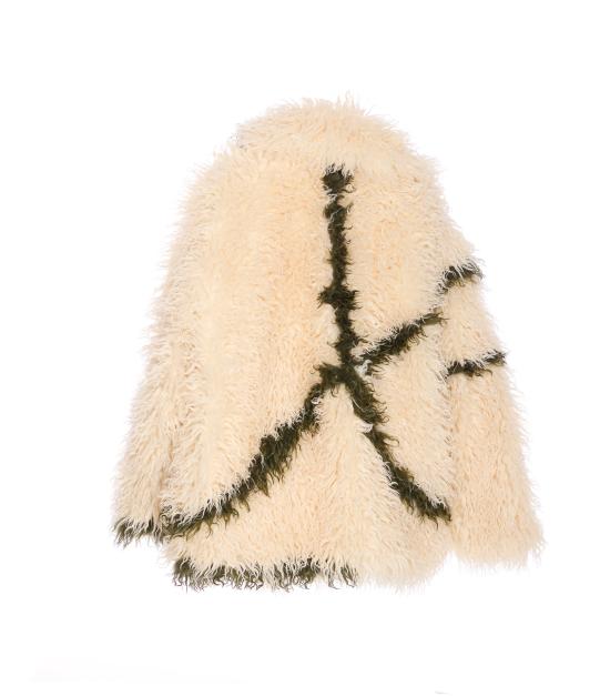 25FW 자케 COCOON 코쿤 퍼 코트 C1010 CREAM White - JAKKE