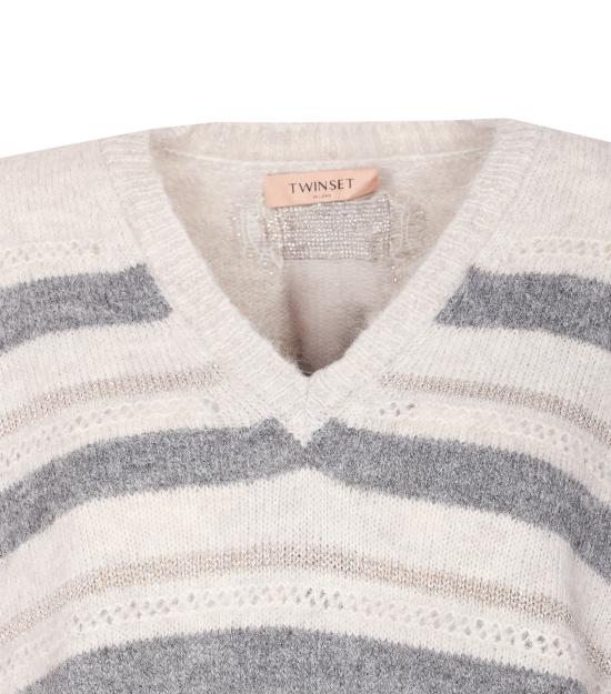 25FW 트윈셋 스웨터 252TT3072 13008 Grey - TWINSET