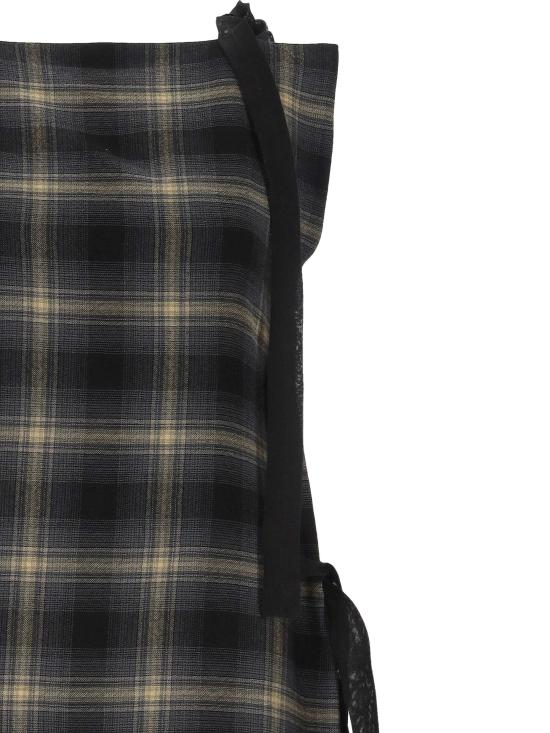 25SS 더로우 미디 원피스 8637 W3793BBI Black beige - THE ROW