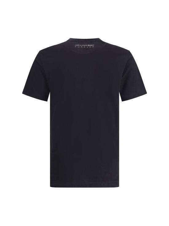 25FW 꼼데가르송 반팔 티셔츠 FZ T004 PER 1 Black - COMME DES GARCONS