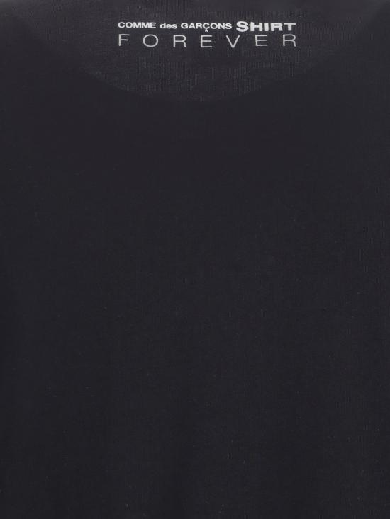 25FW 꼼데가르송 반팔 티셔츠 FZ T004 PER 1 Black - COMME DES GARCONS