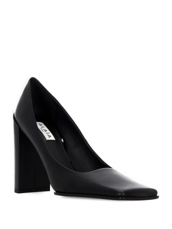 25FW 알라이아 플랫 슈즈 AA3E1006I049 999 Black - ALAIA
