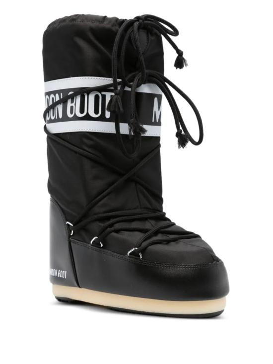 25FW 문부츠 아이콘 나일론 부츠 80D1400440 N001 Black - MOON BOOT