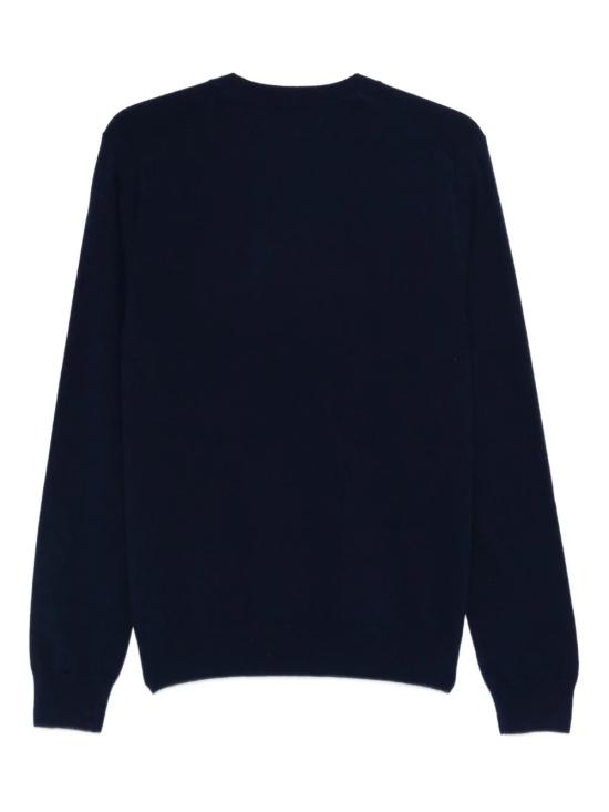 25FW 꼼데가르송 브이넥 스웨터 FZ N107 PER 2 Blue - COMME DES GARCONS