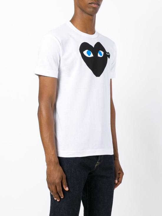 25FW 꼼데가르송 반팔 티셔츠 AX T088 051 White - COMME DES GARCONS