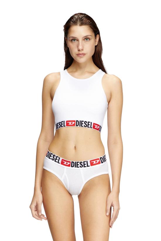 25FW 디젤 긴팔 티셔츠 A17638 0NJAP 100 White - DIESEL