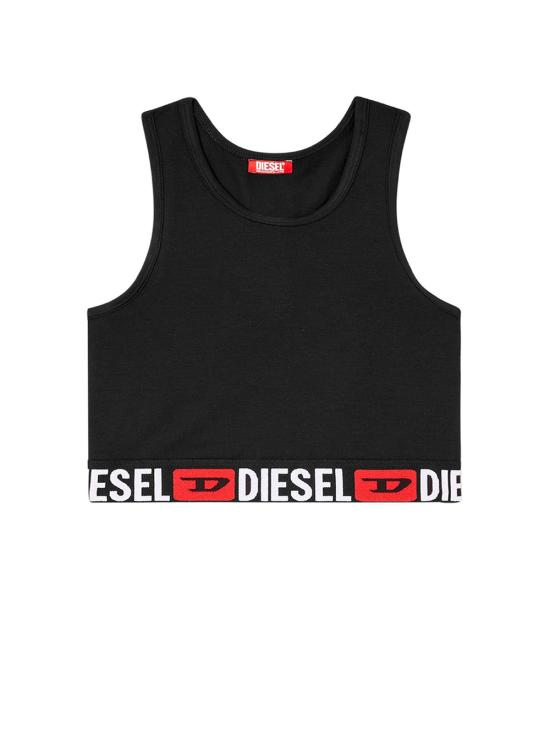 25FW 디젤 긴팔 티셔츠 A17638 0NJAP 9XX Black