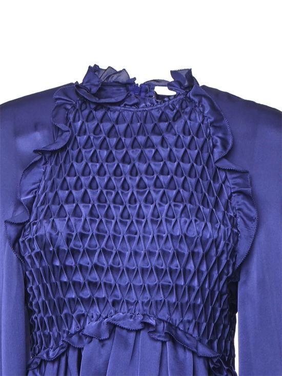 25FW 짐머만 미디 원피스 6219DF251 ROBL Blue - ZIMMERMANN