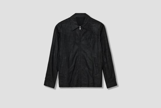 25FW 릭 오웬스 가죽 자켓 RU02E1764 LBA