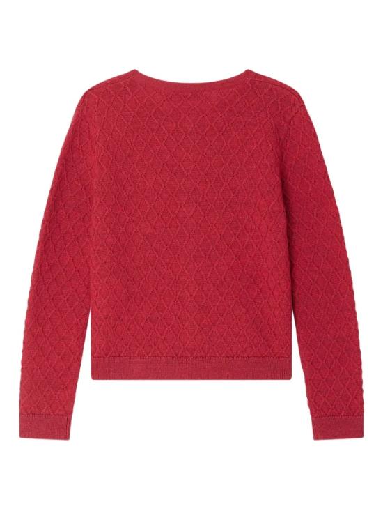 25FW [키즈] 봉쁘앙 가디건 W05GCAK00025 027 CERISE - BONPOINT