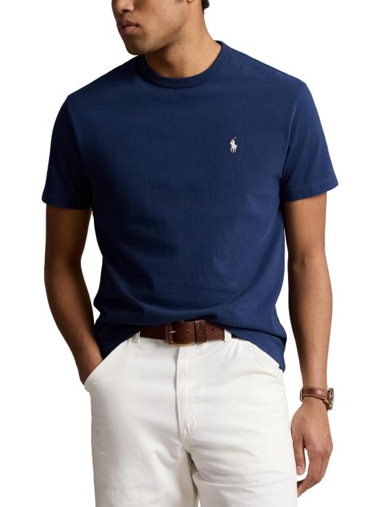 24FW 폴로 랄프로렌 반팔 티셔츠 710916698 018 Blue - POLO RALPH LAUREN