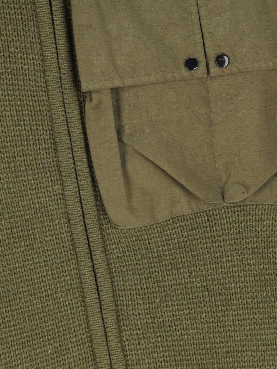 25FW 씨피 컴퍼니 램스울 믹스드 익스플로러 스웨터 19CMKN245A110149M 652 Green - C.P. COMPANY