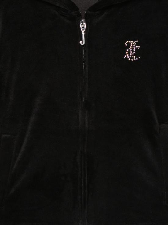 25FW [키즈] 쥬시꾸뛰르 니트/스웻셔츠 JBX6500 102 Black - JUICY COUTURE