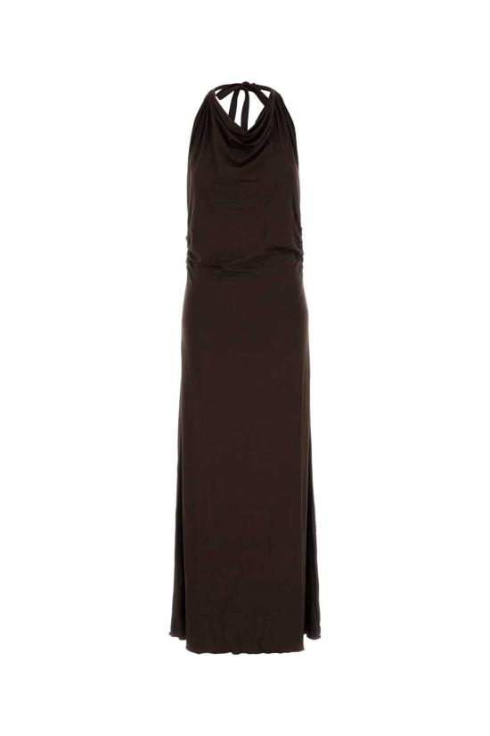 25FW 기마구아스 롱 원피스 HARBORMAXIDRESS CHOCOLATE Brown