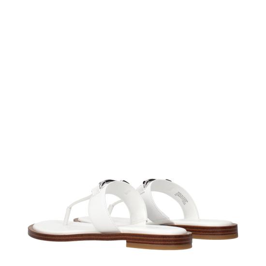 25SS 마이클 코어스 뮬/슬리퍼 49S5CRFA1LOPTICWHITE - MICHAEL KORS