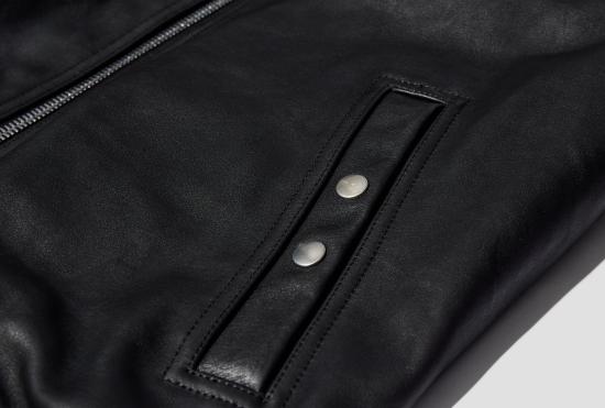 25FW 릭 오웬스 가죽 자켓 RR02E1710 LOO - RICK OWENS