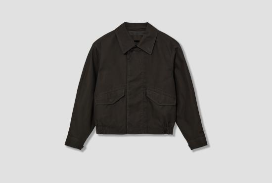 25FW 르메르 자켓 박스 블루종 - 헤비 코튼 트윌 OW1169 LF1452 브라운