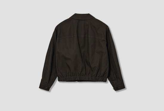 25FW 르메르 자켓 박스 블루종 - 헤비 코튼 트윌 OW1169 LF1452 브라운 - LEMAIRE