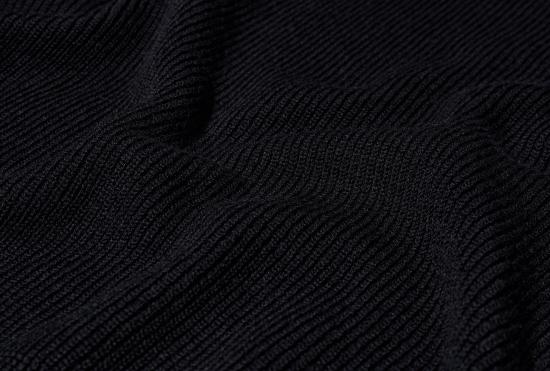 25FW 르메르 스웨터 박스형 라운드넥 스웨터 - 버진 울 TO1419 LK1042 블랙 - LEMAIRE