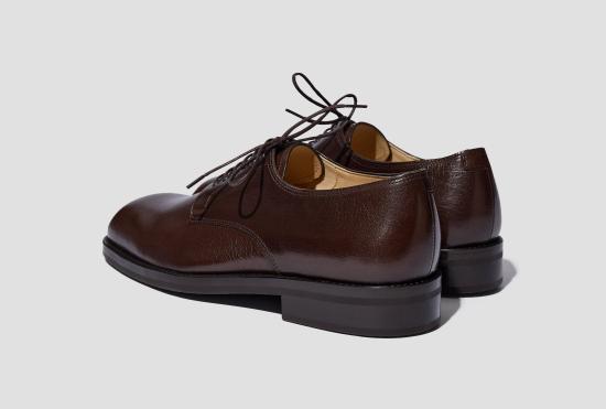 25FW 르메르 부츠 더비 - 샤이니 버팔로 가죽 FO0244 LL0042 다크 브라운 - LEMAIRE