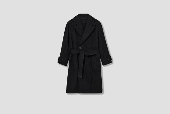 25FW 르메르 코트 소프트  - 소프트 울 알파카 CO1135 LF504 블랙