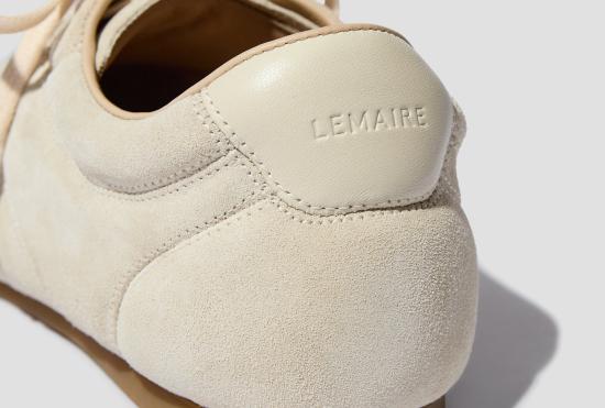 25FW 르메르 슈즈 소프트 러너 - 소프트 스웨이드 가죽 FO0227 LL0134 오프 화이트 - LEMAIRE
