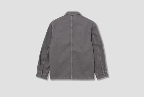 25FW 르메르 자켓 작업복 오버셔츠 - 가먼트 다이드 스노우 미디엄 데님 OV1024 LD1063 그레이 - LEMAIRE