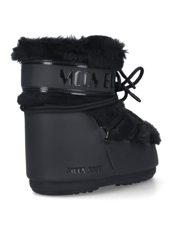 25FW 문부츠 아이콘 나일론 로우 부츠 80D1409390 N001 Black - MOON BOOT