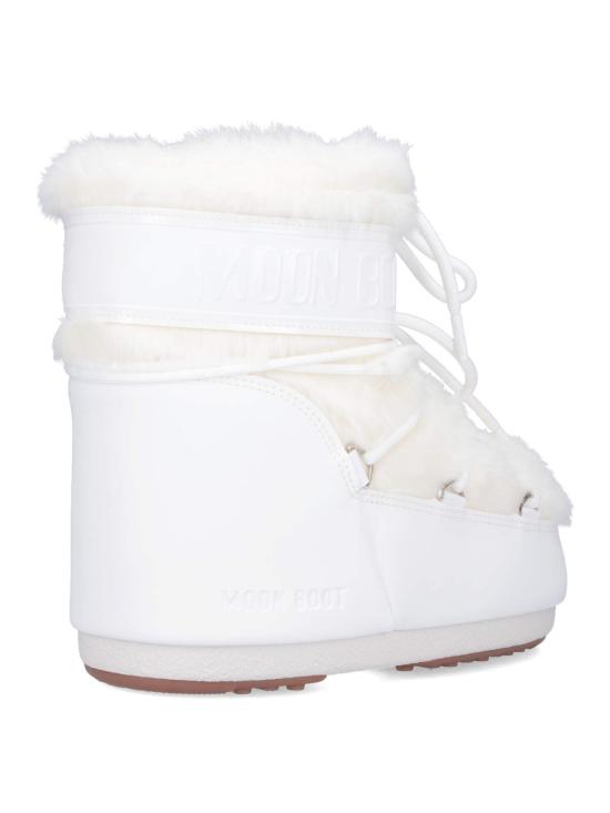 25FW 문부츠 아이콘 나일론 로우 부츠 80D1409390 A002 White - MOON BOOT