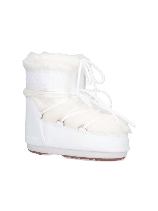 25FW 문부츠 아이콘 나일론 로우 부츠 80D1409390 A002 White - MOON BOOT