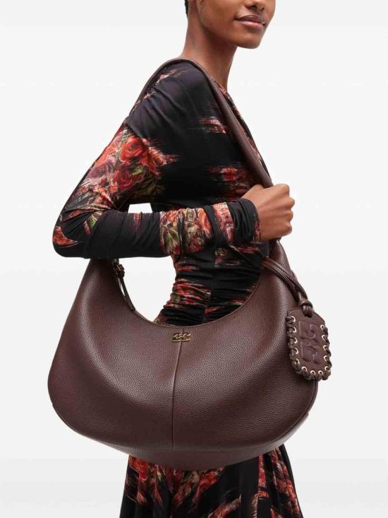  가니 숄더백 A7298979 Dark Red - GANNI