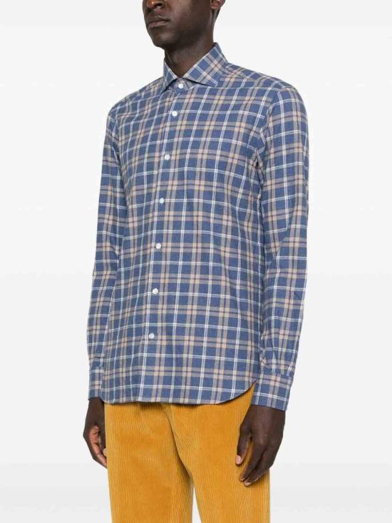 25FW 발바 긴팔 셔츠 I1U13P0150040U0001 Blue - BARBA