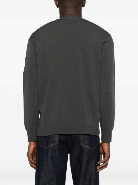 25FW 씨피 컴퍼니 스웨터 19CMKN037A005528A978 Grey - C.P. COMPANY