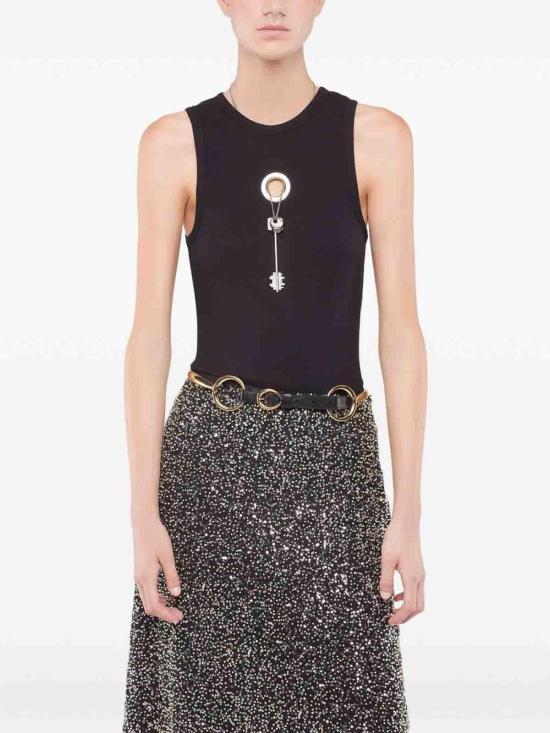  파코라반 벨트 25HAA0251CLF261M027 Black - PACO RABANNE